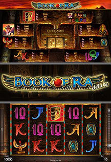 Book of Ra Deluxe - game screens