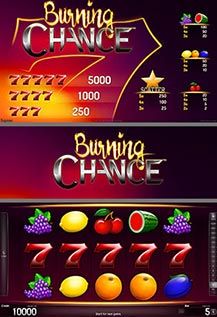 Burning Chance - game screens