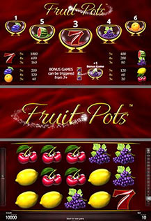 Fruit Pots - game screens