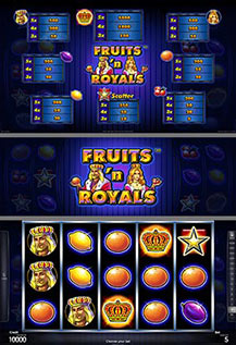 Fruits 'n Royals - game screens