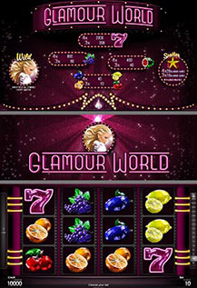 Glamour World - game screens