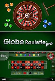 Globe Roulette Pro - game screens