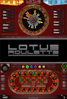 Lotus Roulette - game screens