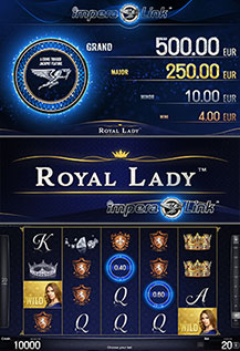 Royal Lady - game screens